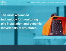 Tablet Screenshot of piledrivingmonitor.com